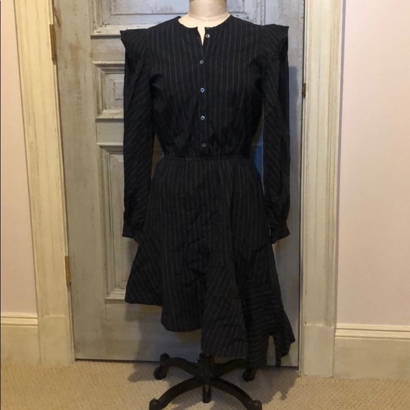 5/$20 Joie prairie pinstripe dress - Picture 4 of 7